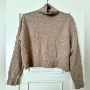 Aritzia The Group by Babaton Luxe Cashmere Turtleneck (XS) Camel